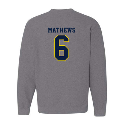 UCO - NCAA Football : Dev Mathews - Classic Shersey Crewneck Sweatshirt-1