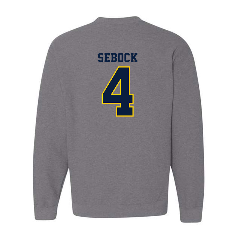 UCO - NCAA Men's Basketball : Jacobi Sebock - Classic Shersey Crewneck Sweatshirt-1