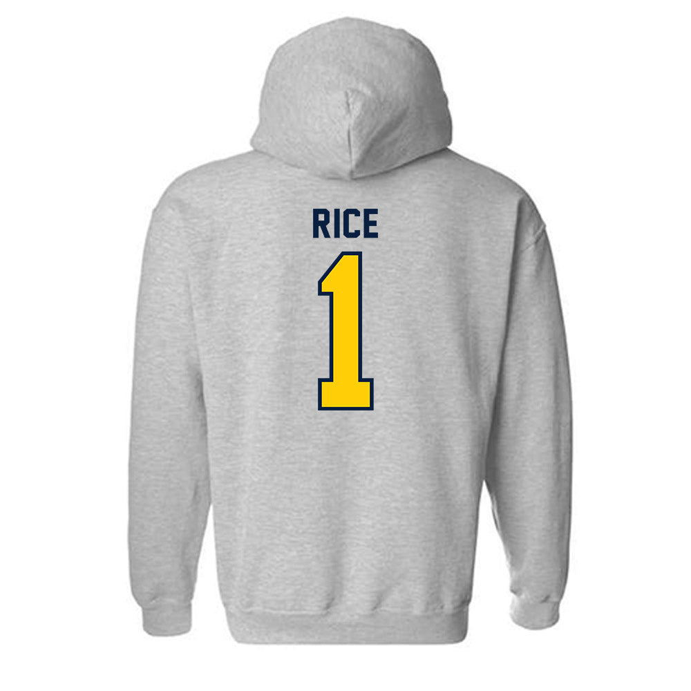UCO - NCAA Football : Willie Rice - Classic Shersey Hooded Sweatshirt-1