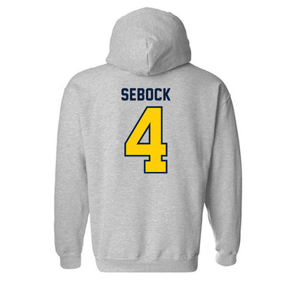 UCO - NCAA Men's Basketball : Jacobi Sebock - Classic Shersey Hooded Sweatshirt-1