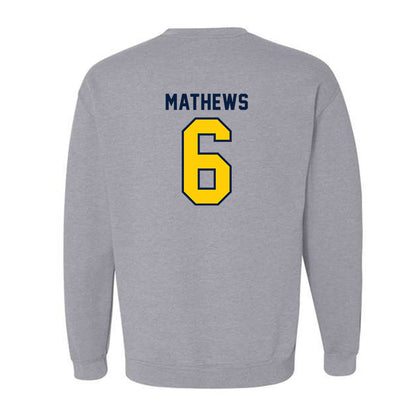 UCO - NCAA Football : Dev Mathews - Classic Shersey Crewneck Sweatshirt-1