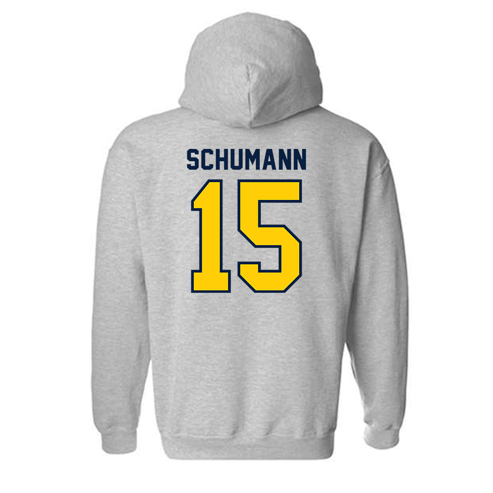 UCO - NCAA Football : Ashton Schumann - Classic Shersey Hooded Sweatshirt-1