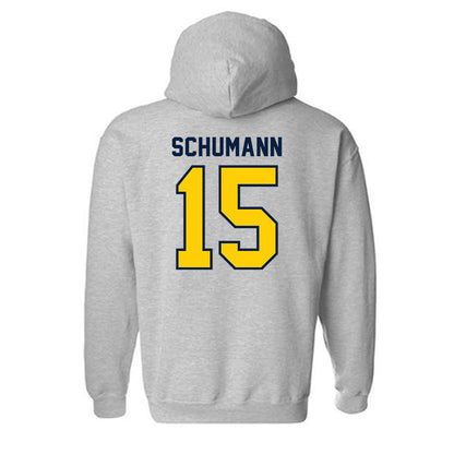 UCO - NCAA Football : Ashton Schumann - Classic Shersey Hooded Sweatshirt-1