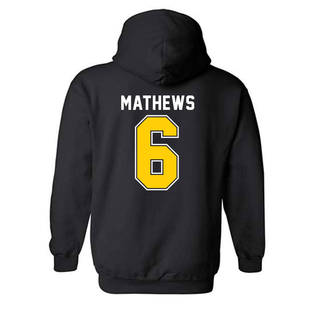UCO - NCAA Football : Dev Mathews - Classic Shersey Hooded Sweatshirt-1