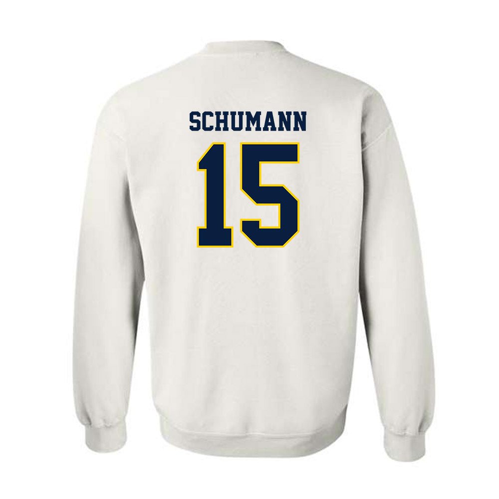 UCO - NCAA Football : Ashton Schumann - Classic Shersey Crewneck Sweatshirt-1