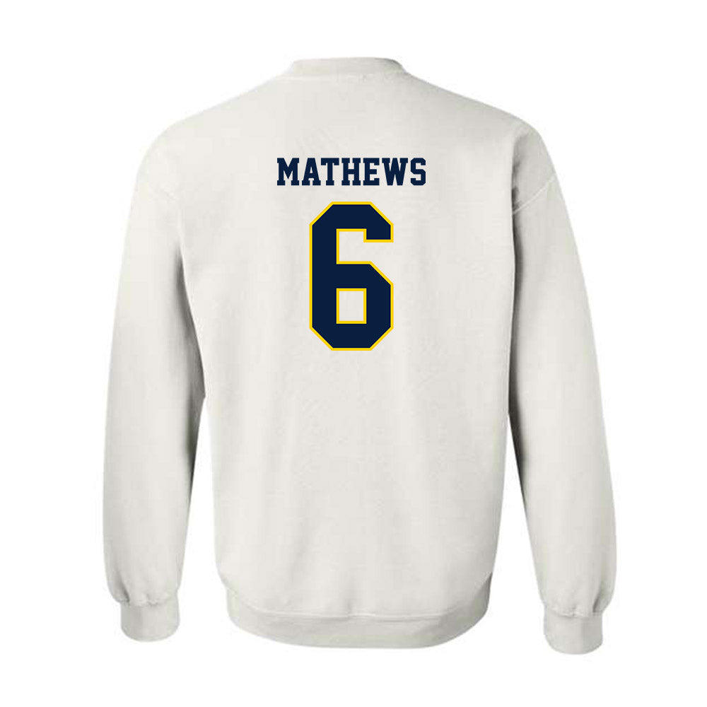 UCO - NCAA Football : Dev Mathews - Classic Shersey Crewneck Sweatshirt-1
