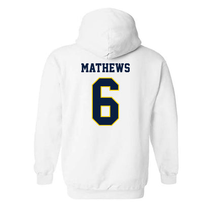 UCO - NCAA Football : Dev Mathews - Classic Shersey Hooded Sweatshirt-1