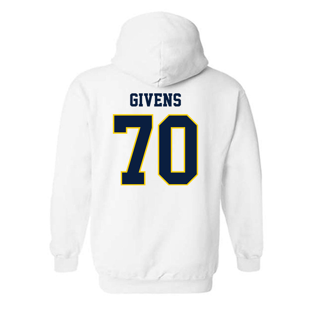 UCO - NCAA Football : Robert Givens - Classic Shersey Hooded Sweatshirt-1