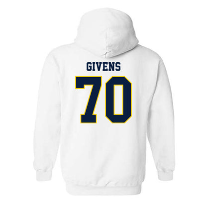 UCO - NCAA Football : Robert Givens - Classic Shersey Hooded Sweatshirt-1
