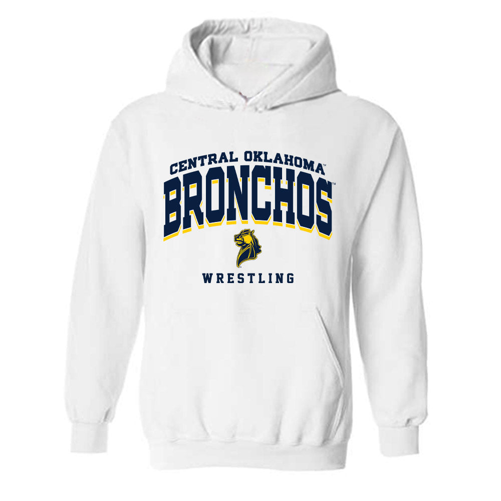 UCO - NCAA Wrestling : Cameron Braswell - Classic Shersey Hooded Sweatshirt-0