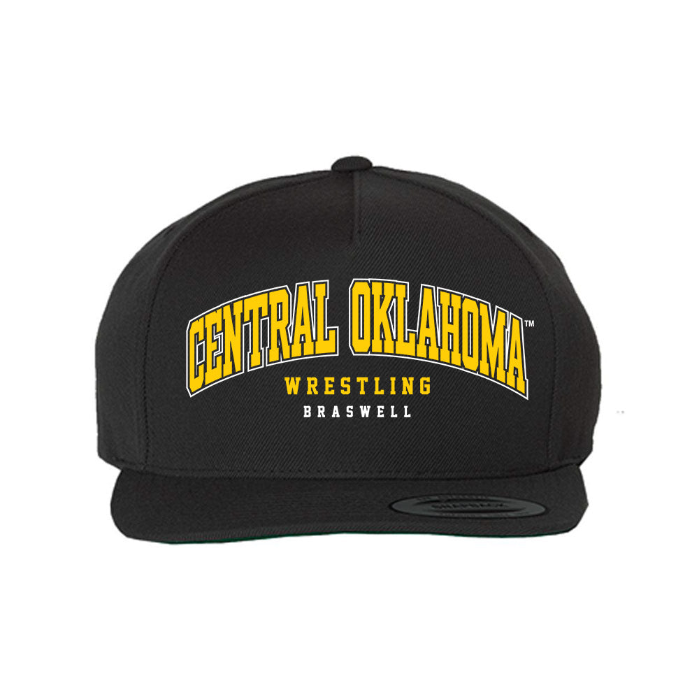 UCO - NCAA Wrestling : Cameron Braswell - Snapback Hat-0