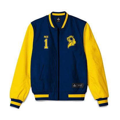UCO - NCAA Football : Willie Rice - Bomber Jacket-0