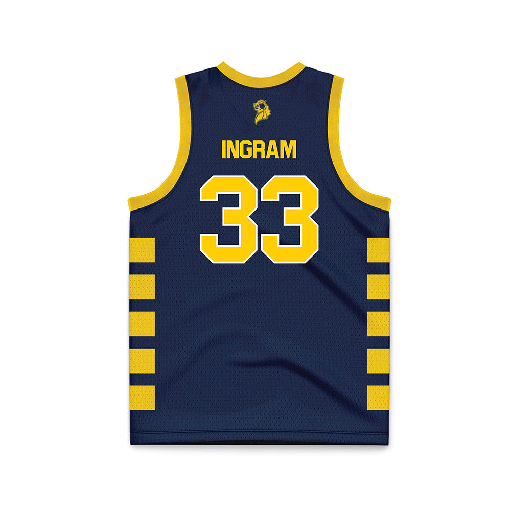 UCO - NCAA Men's Basketball : Jarreth Ingram - Blue Basketball Jersey-1
