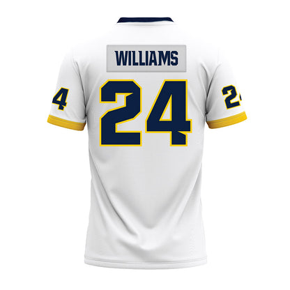 UCO - NCAA Football : David Williams - White Premium Football Jersey-1