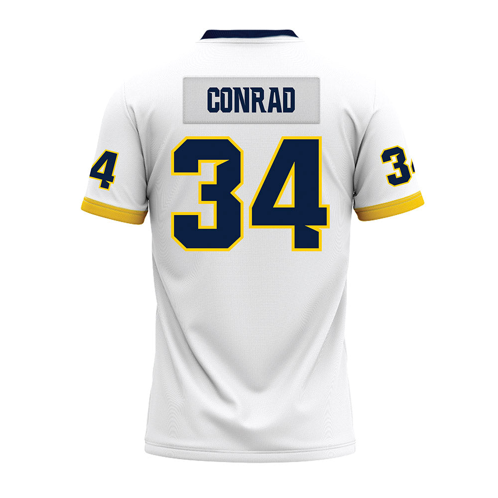 UCO - NCAA Football : Hudson Conrad - White Premium Football Jersey-1