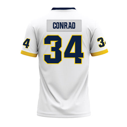 UCO - NCAA Football : Hudson Conrad - White Premium Football Jersey-1