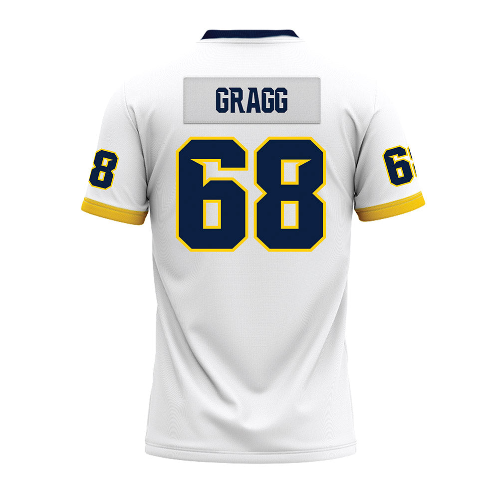 UCO - NCAA Football : Draven Gragg - White Premium Football Jersey-1