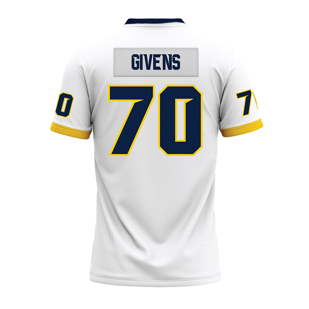 UCO - NCAA Football : Robert Givens - White Premium Football Jersey-1