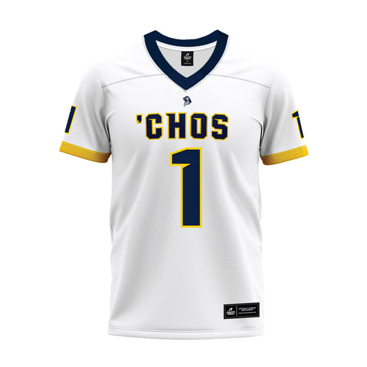 UCO - NCAA Football : Willie Rice - White Premium Football Jersey-0