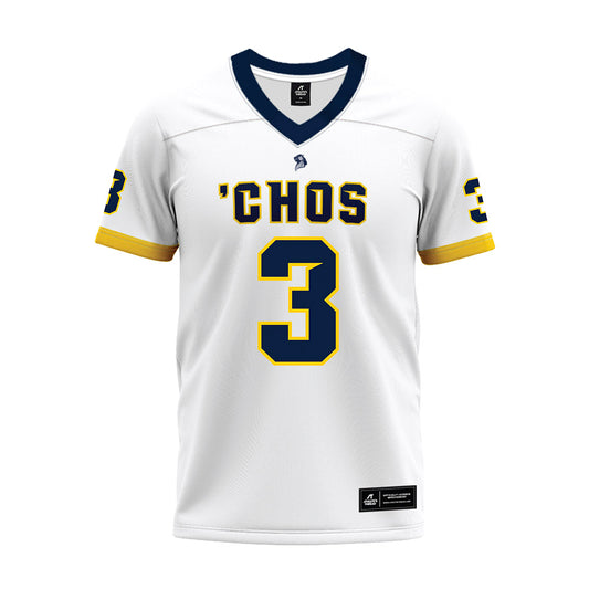 UCO - NCAA Football : Jett Huff - White Premium Football Jersey-0