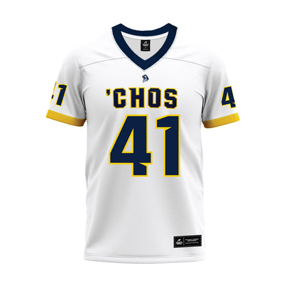 UCO - NCAA Football : Brogan Hardy - White Premium Football Jersey-0