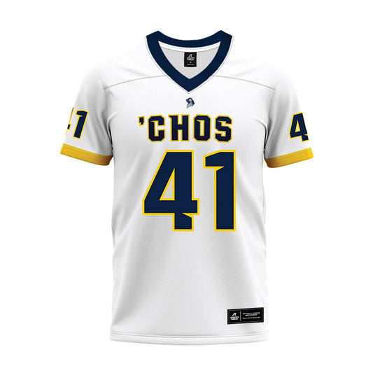 UCO - NCAA Football : Brogan Hardy - White Premium Football Jersey-0