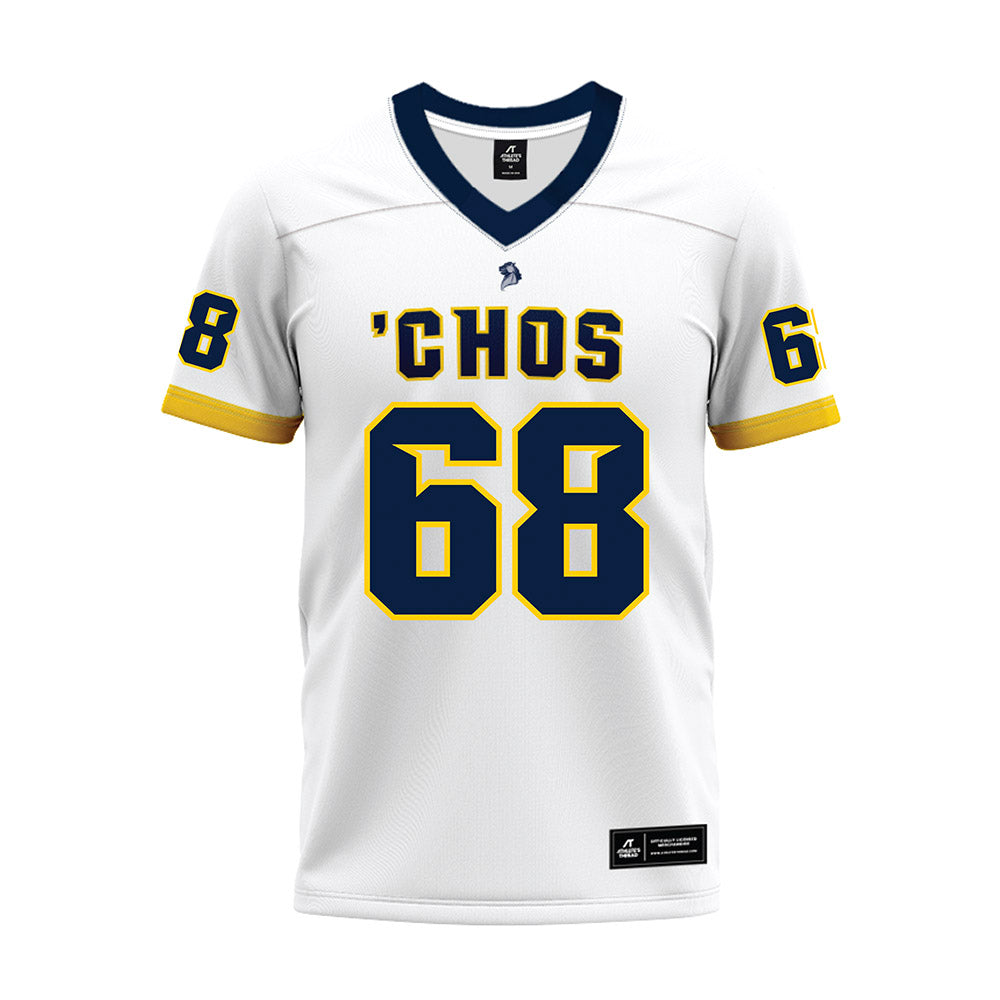 UCO - NCAA Football : Draven Gragg - White Premium Football Jersey-0