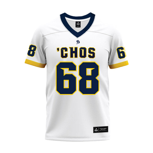 UCO - NCAA Football : Draven Gragg - White Premium Football Jersey-0