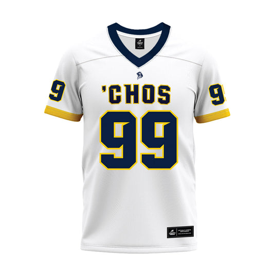 UCO - NCAA Football : Zacary Stilwell - White Premium Football Jersey-0