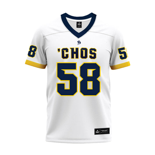 UCO - NCAA Football : Naithen Spaulding - White Premium Football Jersey-0