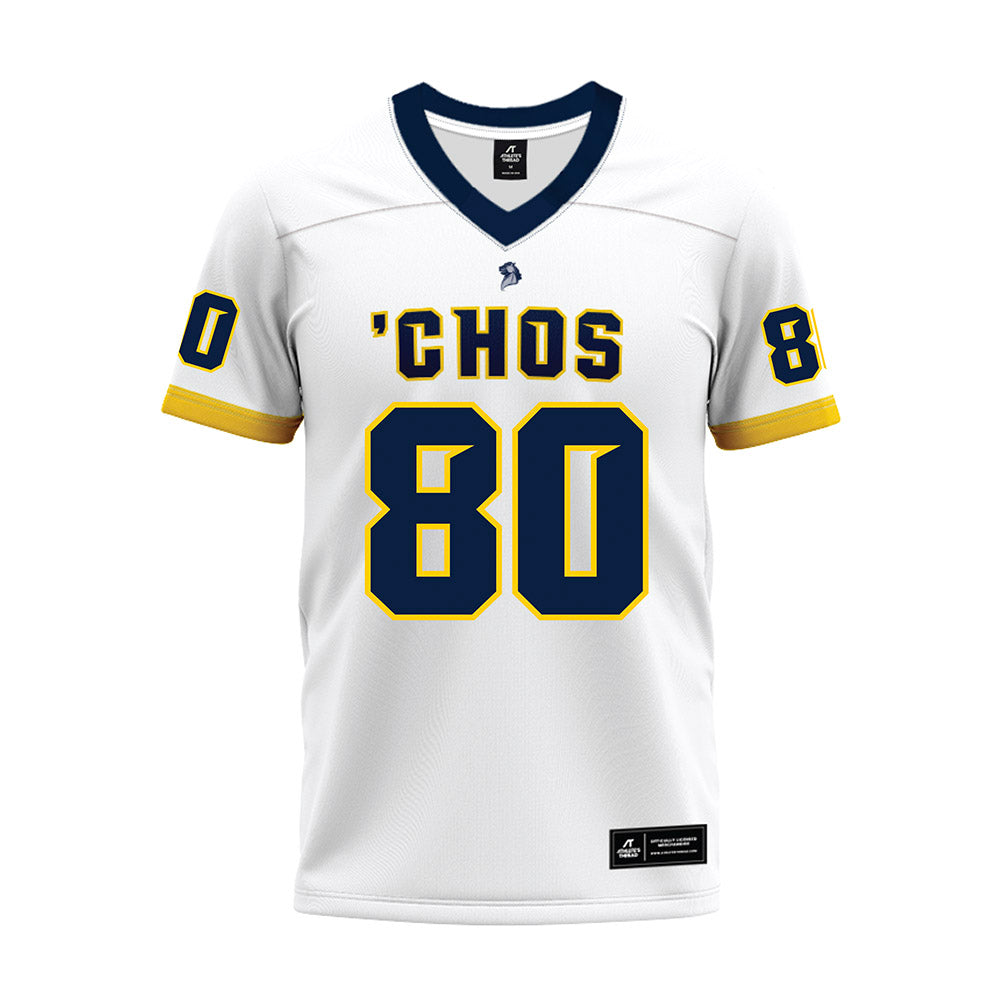 UCO - NCAA Football : Davis Barr - White Premium Football Jersey-0