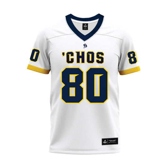 UCO - NCAA Football : Davis Barr - White Premium Football Jersey-0