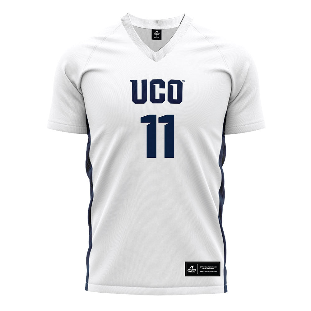 UCO - NCAA Women's Soccer : Makala Johnson - White Soccer Jersey-0