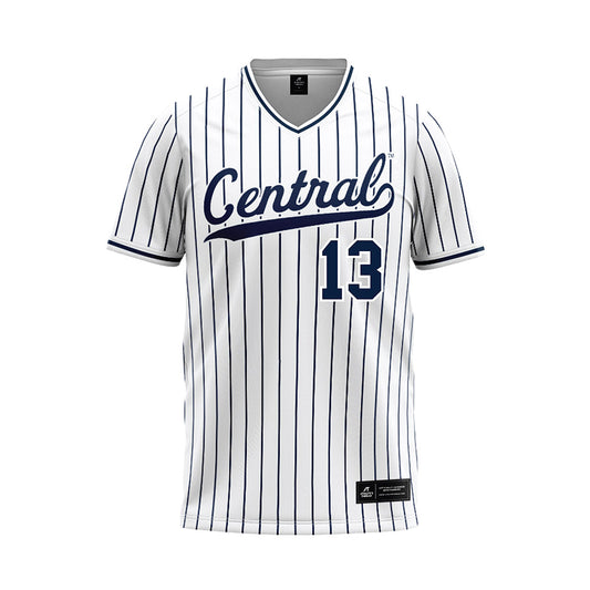 UCO - NCAA Softball : Sydney Ward - White Baseball Jersey-0
