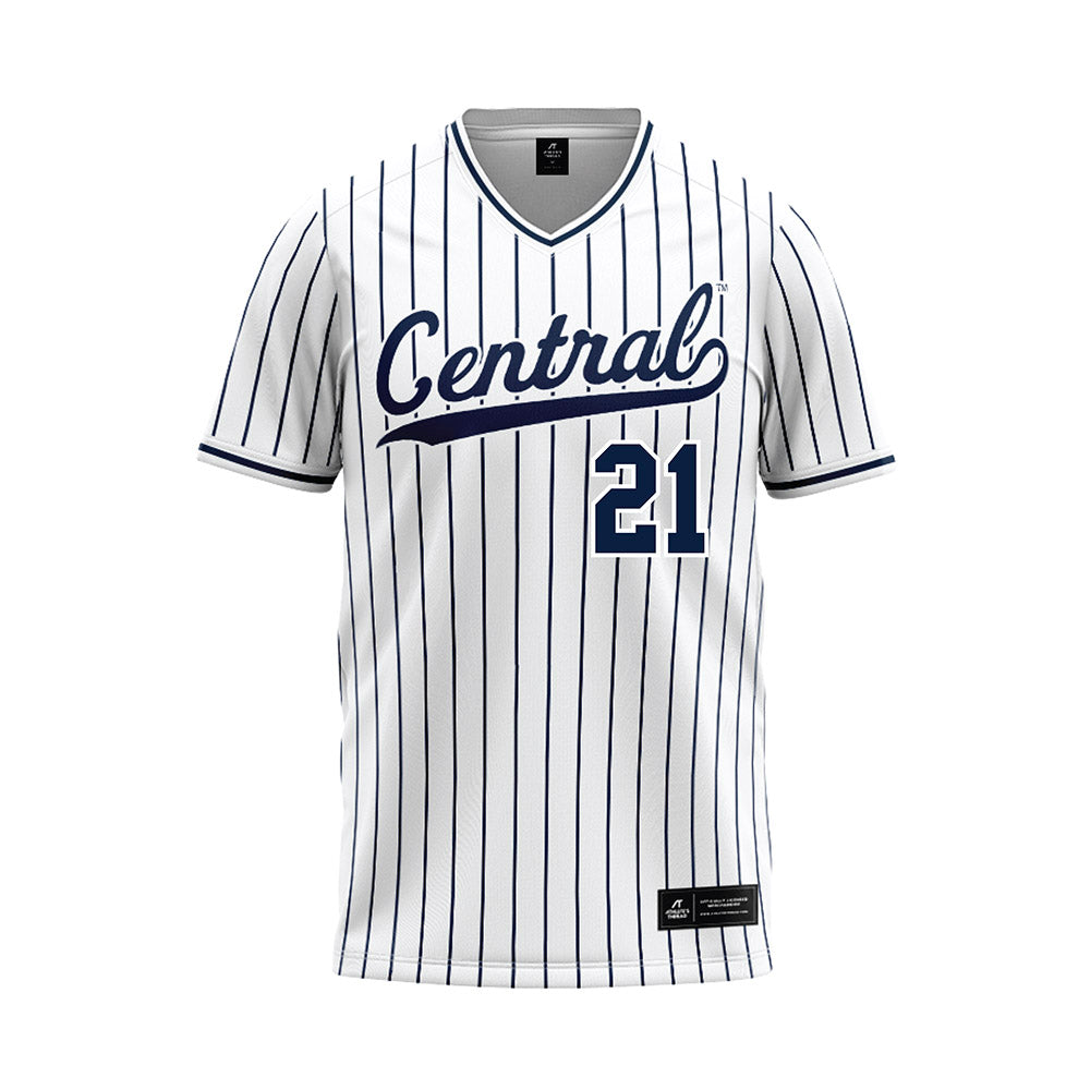 UCO - NCAA Softball : Sherri Mason - White Baseball Jersey-0