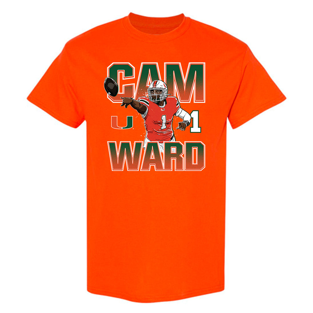 Miami - NCAA Football : Cam Ward - T-Shirt-0