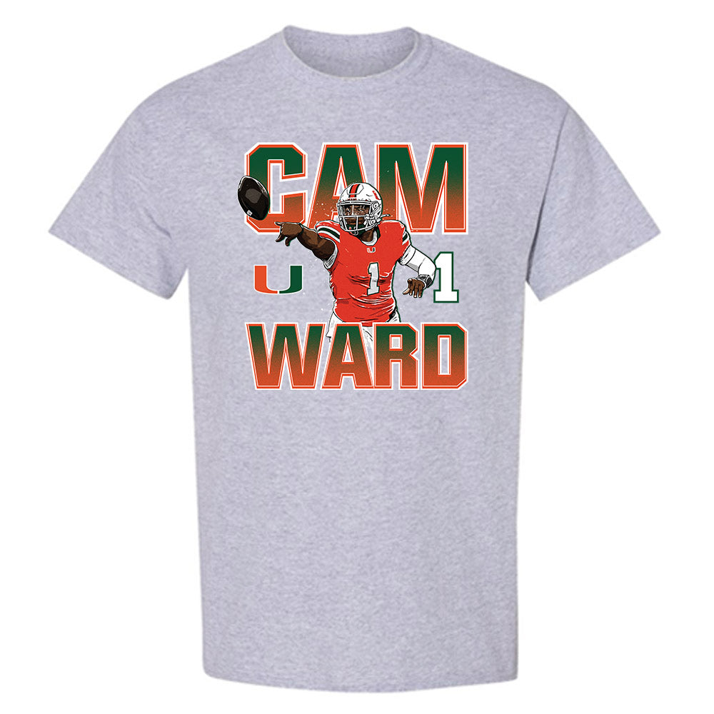 Miami - NCAA Football : Cam Ward - T-Shirt-0