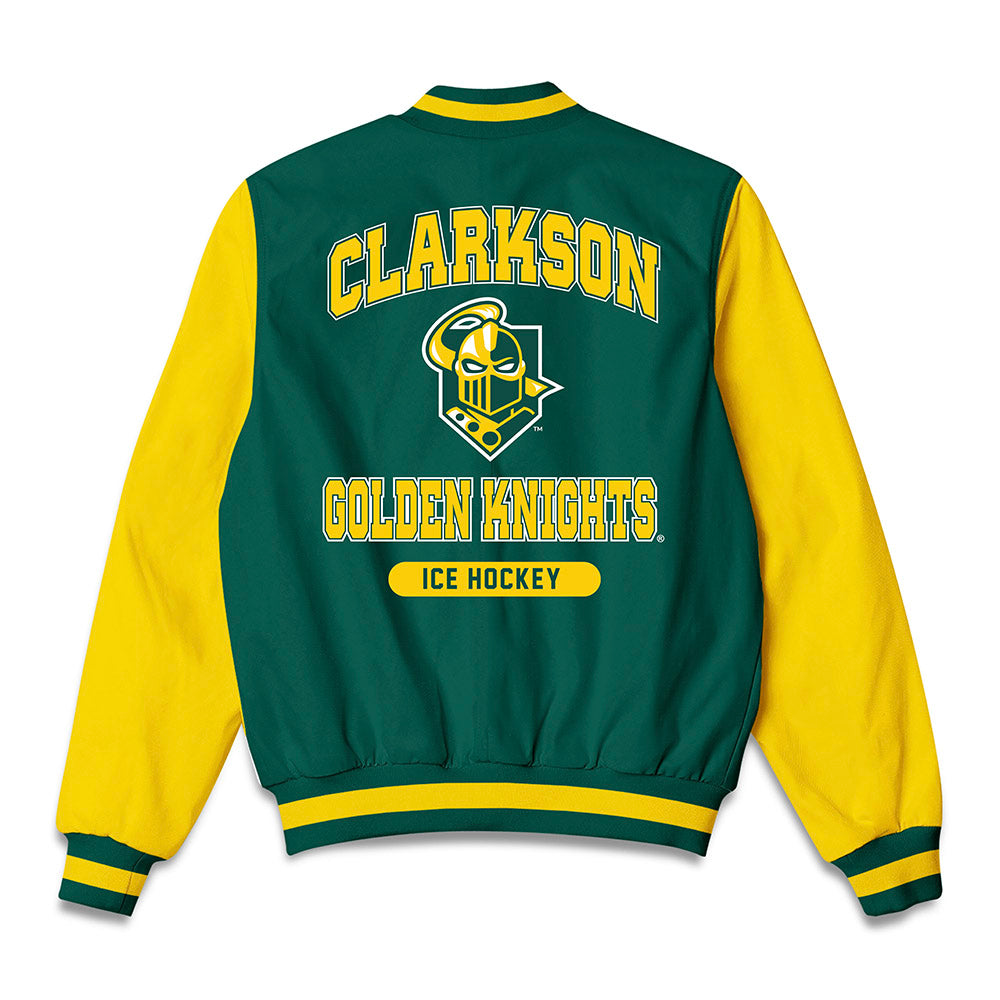 Clarkson - NCAA Women's Ice Hockey : Megan McKay - Bomber Jacket-1