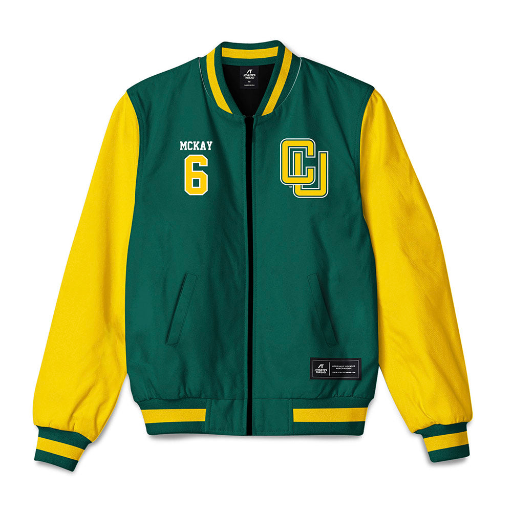 Clarkson - NCAA Women's Ice Hockey : Megan McKay - Bomber Jacket-0
