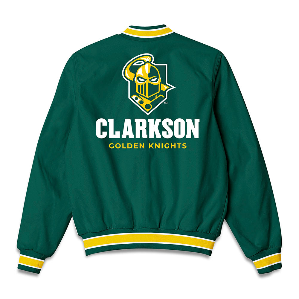Clarkson - NCAA Women's Ice Hockey : Megan McKay - Bomber Jacket-1