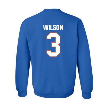 Virginia State - NCAA Football : Jeffrey Wilson - Classic Shersey Crewneck Sweatshirt-1