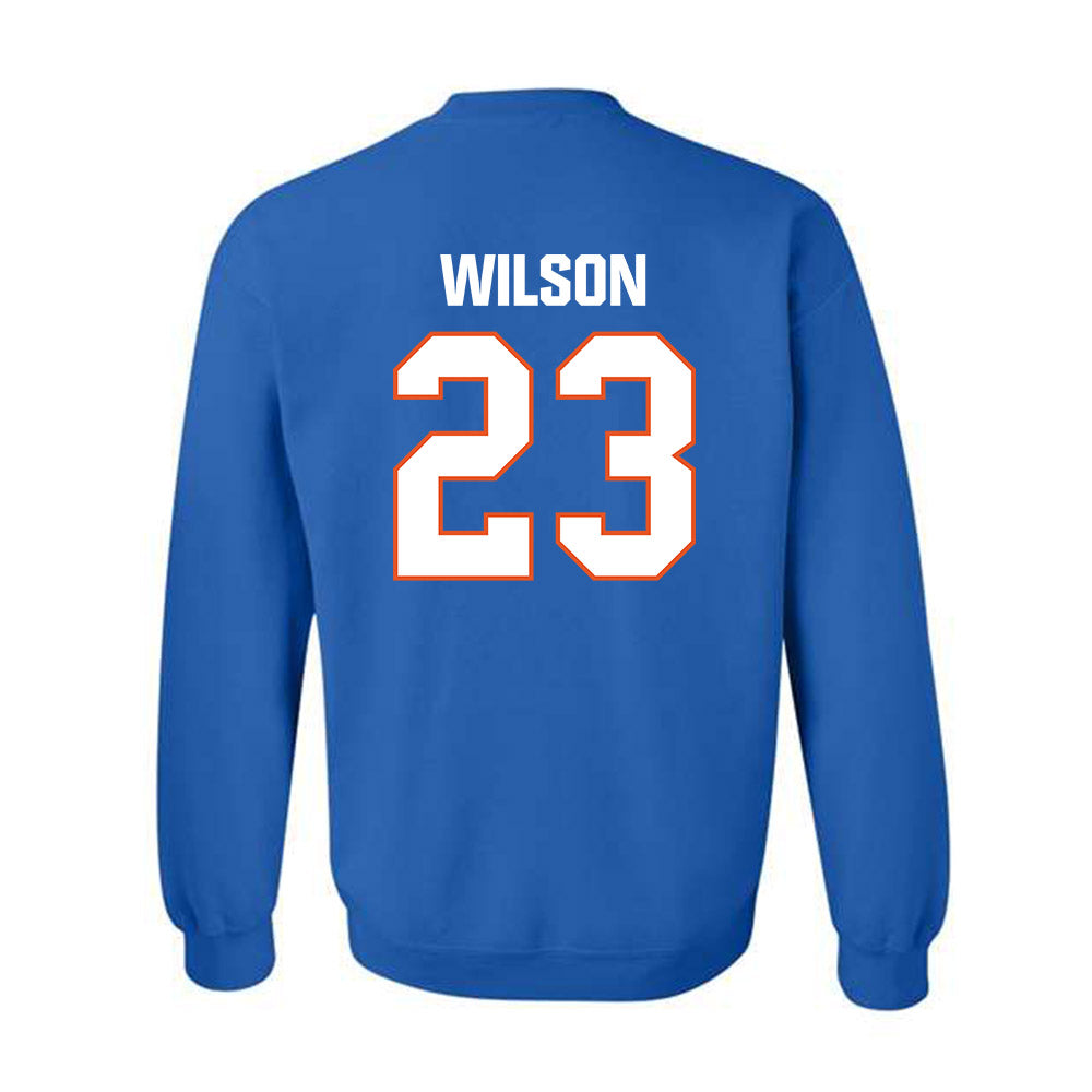 Virginia State - NCAA Football : Jeffrey Wilson - Classic Shersey Crewneck Sweatshirt-1