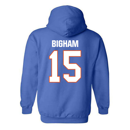 Virginia State - NCAA Men's Lacrosse : Andre Bigham - Classic Shersey Hooded Sweatshirt-1