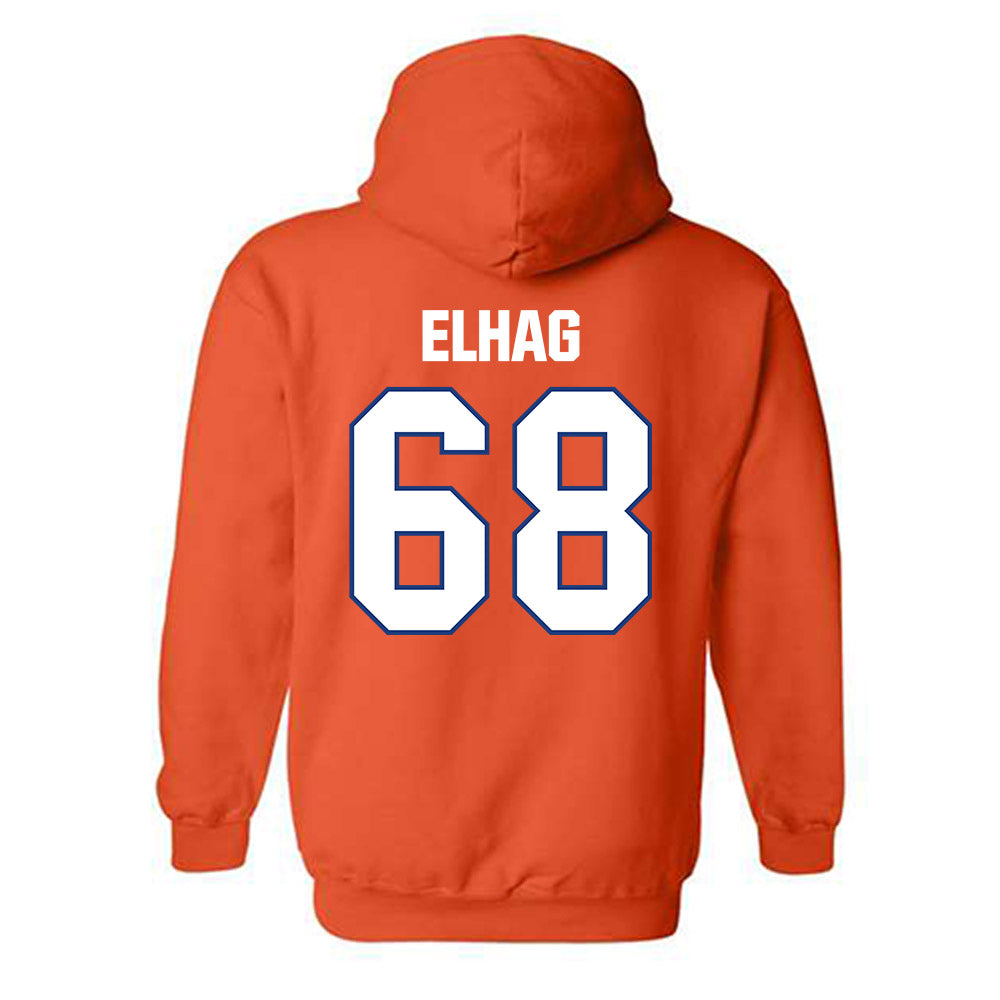 Virginia State - NCAA Football : Yazan Elhag - Classic Shersey Hooded Sweatshirt-1
