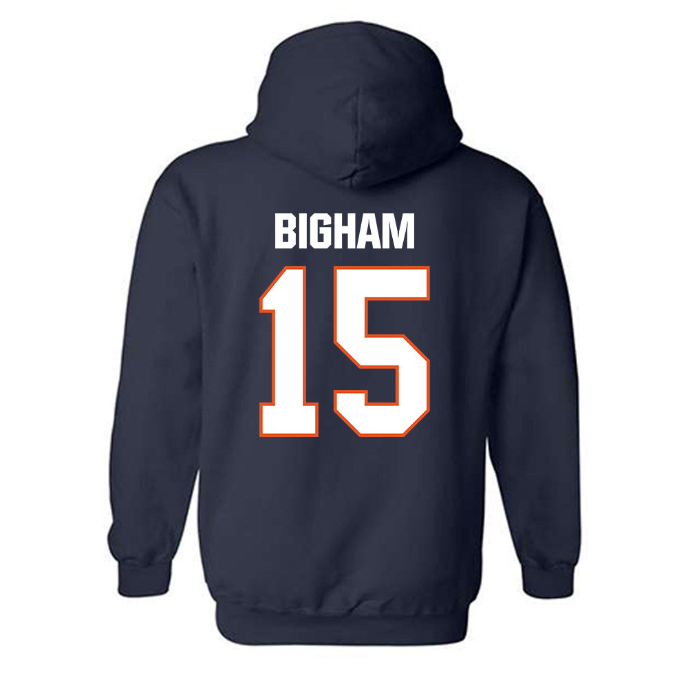 Virginia State - NCAA Men's Lacrosse : Andre Bigham - Classic Shersey Hooded Sweatshirt-1