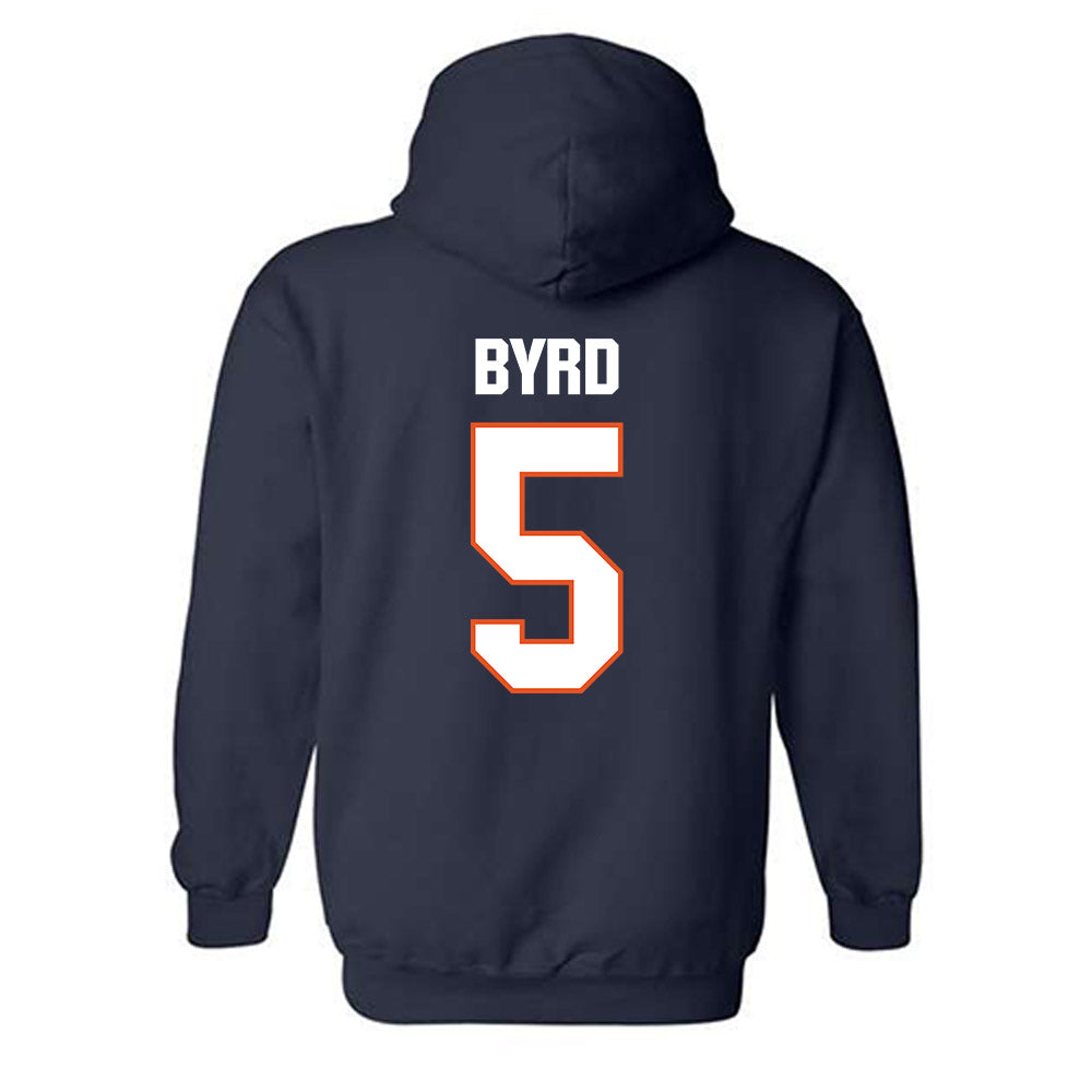 Virginia State - NCAA Football : Ajenavi Byrd - Classic Shersey Hooded Sweatshirt-1