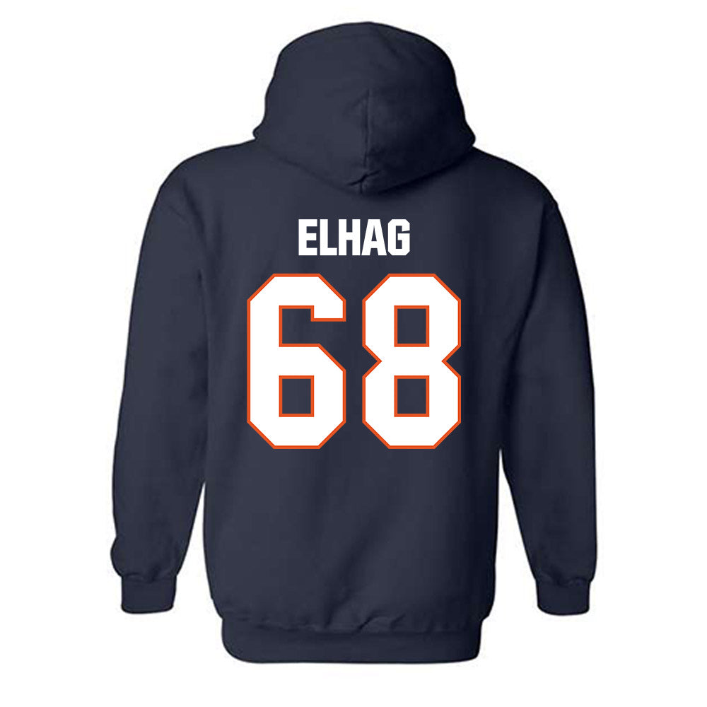 Virginia State - NCAA Football : Yazan Elhag - Classic Shersey Hooded Sweatshirt-1
