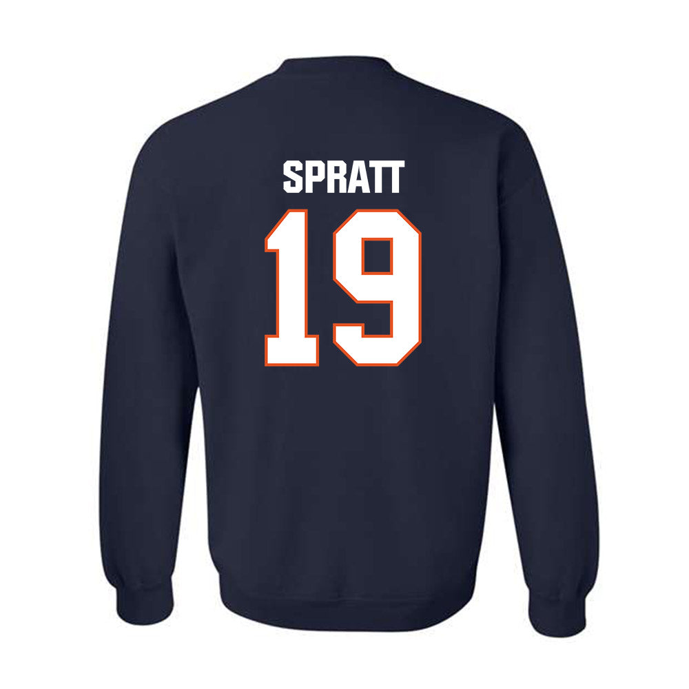 Virginia State - NCAA Football : Jalen Spratt - Classic Shersey Crewneck Sweatshirt-1