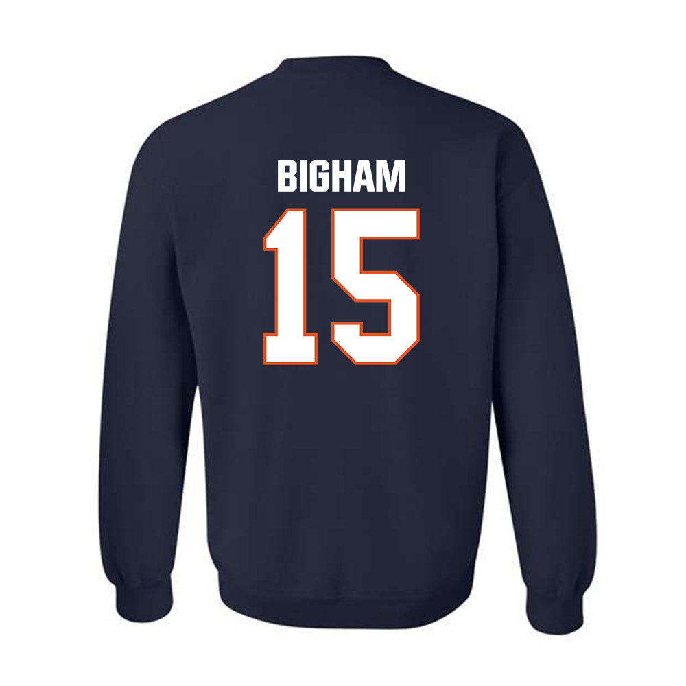 Virginia State - NCAA Men's Lacrosse : Andre Bigham - Classic Shersey Crewneck Sweatshirt-1