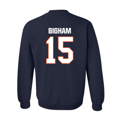 Virginia State - NCAA Men's Lacrosse : Andre Bigham - Classic Shersey Crewneck Sweatshirt-1